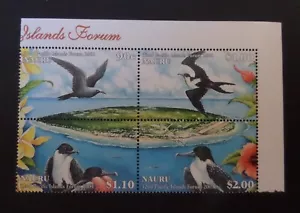 Nauru 2001 SG522/5 32nd Pacific Island forum birds frigatebird MNH UM - Imagen 1 de 1
