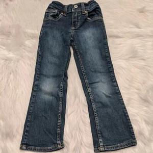 Sonoma Girls Size 5 Adjustable Waist Bootcut Blue Jeans - Picture 1 of 11