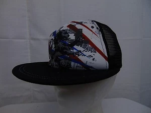 SK2 Apparel Boy's Trucker Hat Black, White, Lion Print One Size #1795 - Picture 1 of 10