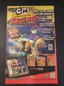 CARTOON NETWORK RACING Video Game Promo Art Nintendo ~ Comic Page PRINT AD 2006 - Picture 1 of 1