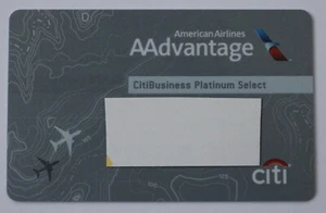 Expired Citi Bank Business Platinum American Airlines Airline Master Credit Card - Picture 1 of 1