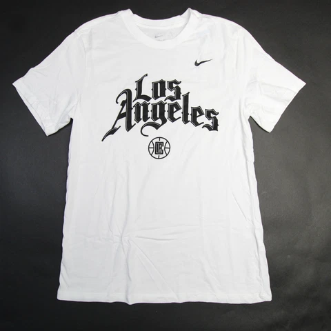 Los Angeles Clippers Nike Nike Tee Short Sleeve Shirt Men's White New Cover