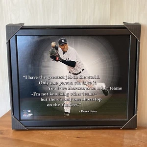 Derek Jeter 2011 New York Yankees MLB Pro Zitate Foto (Größe: 12" x 15") gerahmt - Bild 1 von 6