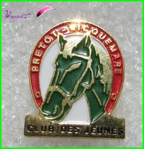 Pin's Animal Pretot Vicquemare Club des jeunes Cheval Fer Horse #954 - Foto 1 di 1