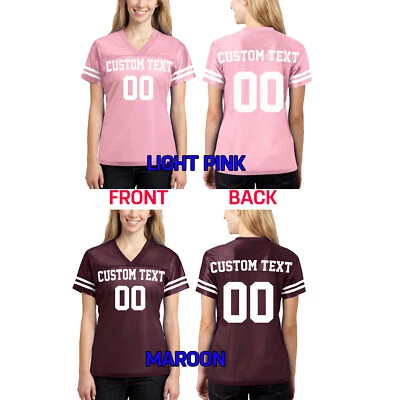 Camiseta de fútbol personalizada con nombre número tu propio equipo MUJERES Foto 1 de 4