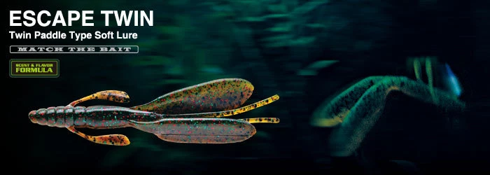 NORIES JDM Plástico Suave ESCAPE TWIN 4.5", BALANCE DE POTENCIA 4" Y 5" Y FAT FLAT 5"  Foto 1 de 4