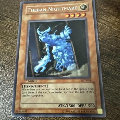 Theban Nightmare - Rare AST-063 1ST ED LP YuGiOh - Image 1 of 2