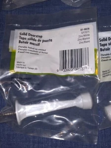 10 Stanley Solid Doorstop 81-9026 SP7071 White 3" One per package - Picture 1 of 3