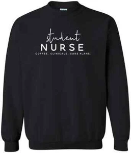 Nurse Gift RN Assistant Nursing Student LPN CNA LVN Nursing Graduation Sweatshir - Picture 1 of 3