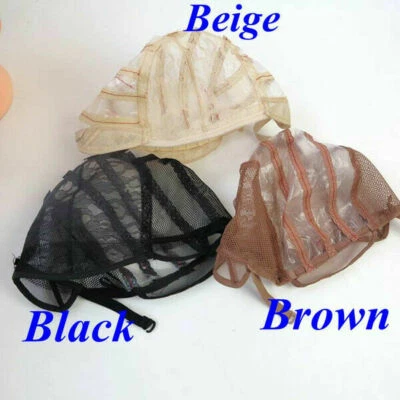 WIG MAKING BASE INNER CAP ADJUSTABLE WAEVE ALL SIZE BREATHABLE WEAVING LACE NET - Image 1 of 4
