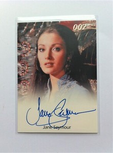 James Bond Archives 2014 Jane Seymour as Solitaire Full Bleed Autograph Card