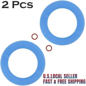 2 Pcs 7301111-0070A Compatible Toilet Canister Flush Valve Seal Kit Replacements - Picture 1 of 11