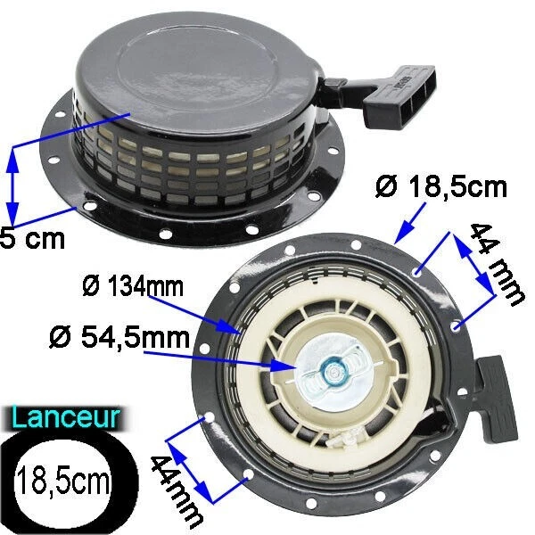 lanceur demarreur a corde  groupe electrogene generateur diametre 18,5cm - Photo 1/1