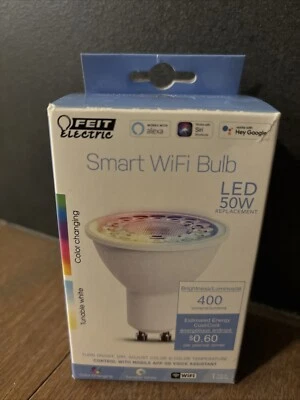 FEIT Electric 50-Watt MR16 Color-Changing Tunable White Smart WiFi LED GU10 Base - Image 1 of 4
