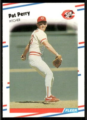 1988 Fleer #244 Pat Perry - Image 1 of 2