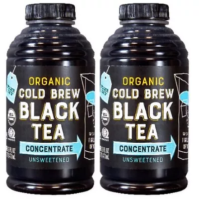 2 Packs Trader Joe’s Organic Cold Brew Black Tea Concentrate 16 fl oz Each Pack - Image 1 of 2