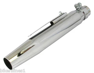 VIPER Universal Silenciador - 15" Cónico con Montaje - Cromo - Imagen 1 de 1