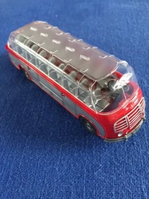 WIKING 1/87 n. 7 autobus panoramico con autista SETRA vintage raro da collezione - Immagine 1 di 4