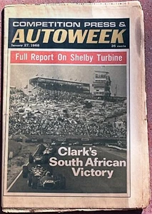 1-27-68 Competition Press & Autoweek Jim Clark Win South African GP Knievel - Bild 1 von 1