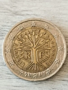 monedas de 2 euros valiosas . del árbol de la vida del año 2001. Con Errores Rar - Imagen 1 de 2