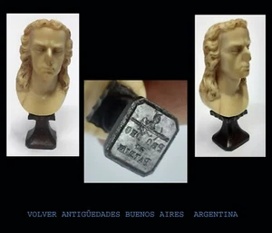  STUNNING Voltaire ? Pro Deo Et Patrie Heraldic 18 th century wax seal RARE  - Picture 1 of 10