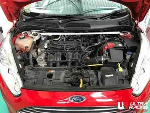 For 2008-2017 Ford Fiesta MK6 1.6 2WD Ultra Racing Front Strut Bar Tower Brace - Picture 1 of 9