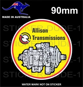 DETRIOT DIESEL ALLISON TRANSMISSIONS STICKER FOR TRUCK BEER FRIDGE ESKY TOOLBOX - Picture 1 of 1