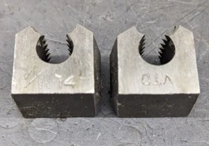 2 VTD Adjustable Dies 7/16"-14 NC Left Hand LH USA - Picture 1 of 2
