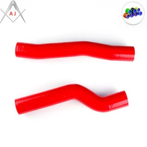 Red For Hyundai Genesis Coupe 4cyl Turbo Silicone Radiator Coolant Hoses Kit - Picture 1 of 5