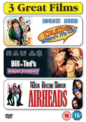 Bill & Ted's Bogus Journey/Airheads/Dude, Where's My Car? DVD (2007) Ashton - Image 1 of 2