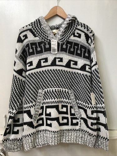 OFF WHITE Felpa con cappuccio Forever 21 LA nera grigia panna bianca tasca frontale morbida taglia L nuova con etichetta