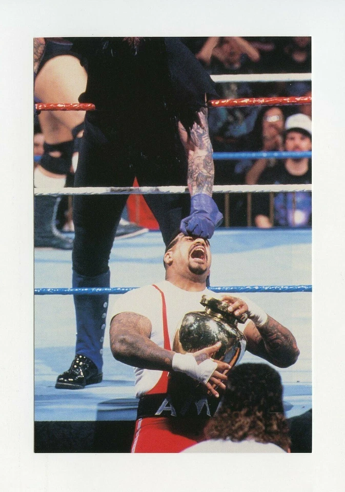#TN07611 THE UNDERTAKER VS. KING KONG BUNDY 1999 WWF Card - Image 1 of 1