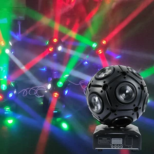 DJ Lighting Dmx512 Beam LED Football Moving Head Stage Effect Moonflower Light - Picture 1 of 12