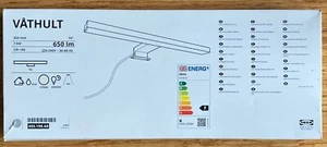 New IKEA VÅTHULT LED Wall Mounted Mirror Light - Picture 1 of 3