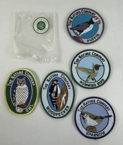 Parche bordado pájaro pájaro pájaro carpintero gorrión colibrí búho frailecillo NUEVA ELECCIÓN - Imagen 1 de 11