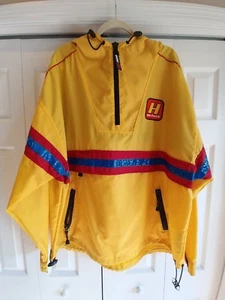 Tommy Hilfiger vtg 90's Cycling Light Jacket. Men's Size XL yellow spellout EUC - Picture 1 of 12