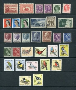 AUSTRALIE MNH Lot oiseaux à 1€ etc 60 timbres - Photo 1/2