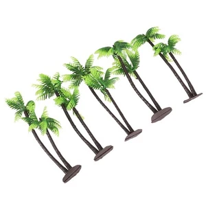 Realistische Mini Kunststoff Kokospalme für kleine Gartendekoration 5 Stück - Bild 1 von 12