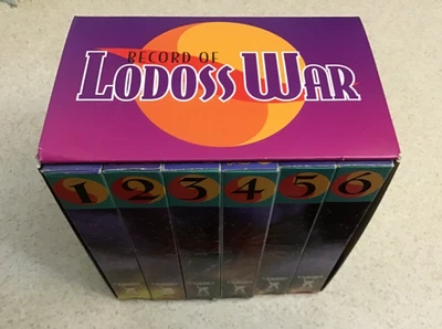 Record of Lodoss War - Collectors Set (VHS, 1996, 6-Tape Set, Subtitled) - Image 1 of 4