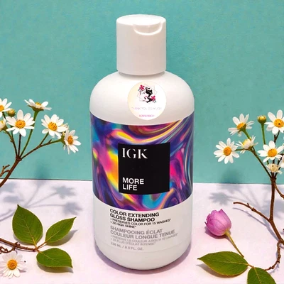 IGK More Life Color Extending Gloss Shampoo 8 fl oz/236 ml Sealed - Image 1 of 4