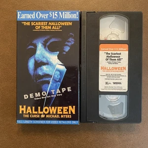 Halloween The Curse of Michael Myers VHS 1995 Screener Promo Tape - Picture 1 of 5