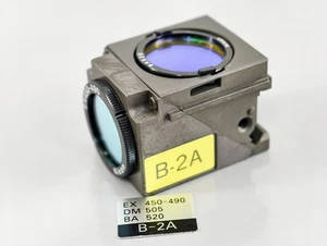 Nikon B-2A FITC Fluoreszenzwürfel Eclipse Quadfluor Mikroskop - Bild 1 von 4