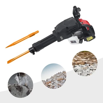 2 Stroke 52CC Demolition Jack Hammer Concrete Breaker Jack Drill Gas Powered - Image 1 of 4