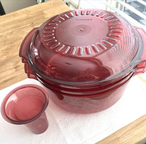Vintage Tupperware Mikrowelle Stapelkocher Starterset lila 5 tlg. KOCHGESCHIRR - Bild 1 von 6