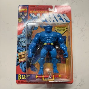 Vintage 1994 Beast Uncanny X-Men Toy Biz Actionfigur versiegelt ungeöffnet NEU neuwertig - Bild 1 von 8