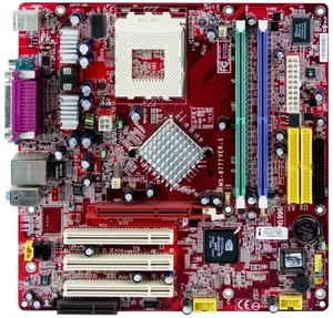 MSI MS-6777 VER:1 s.462 DDR AGP PCI mATX - Bild 1 von 2