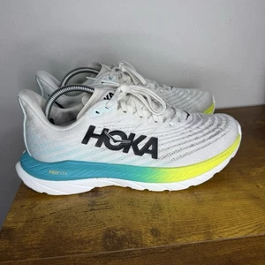 Zapatos para correr Hoka One One Mach 5 para hombre talla 9,5 D blancos - Imagen 1 de 7