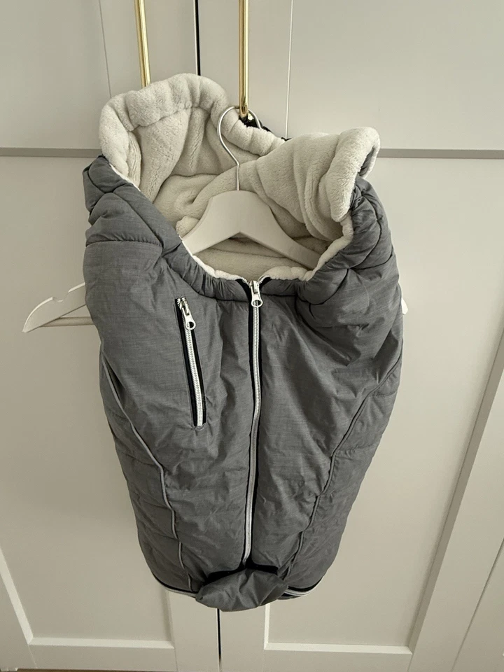 Babyone Fußsack für Babyschale in Grau - Bild 1 von 3
