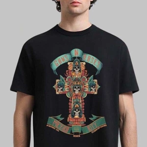Guns N Roses Mexico City 2025 Tour T-Shirt - Picture 1 of 4