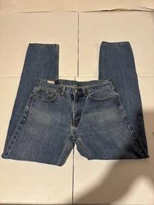 Levi’s 505 Men’s Size 32x36 Regular Fit Straight Leg Blue Denim Jeans - Picture 1 of 7